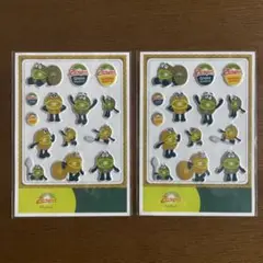 未開封/Zespri/非売品/ゼスプリ/キウイブラザーズ/立体シール/2枚セット