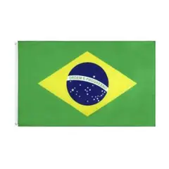 ブラジル 国旗 伯国 Brazil フラッグ 大サイズ 大判 観戦 1106