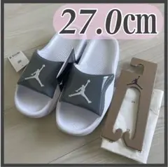 NIKE ジョーダン サンダル フランチャイズ スライド 白灰 27.0未使用