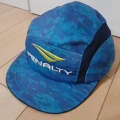 サッカー用　PENALTY 青・緑迷彩キャップ