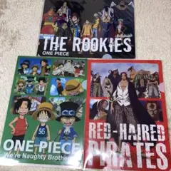 ONE PIECEクリアファイル3枚セット