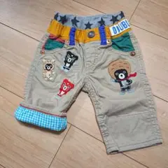 ダブルB ダブルビー ハーフパンツ Bくん アフロライダー アップリケ