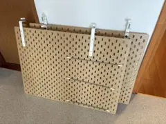IKEA イケア スコーディス 有孔ボード 木製 76x56cm 2枚セット
