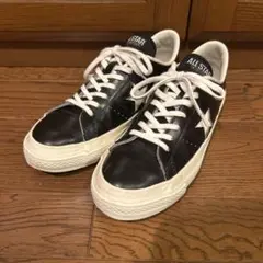CONVERSE ONESTAR US7 25.5cm 日本製 ブラック