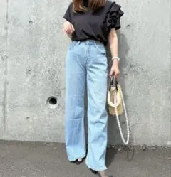 MYU アシンメフリルオーバーTシャツ カットソー ミュウ