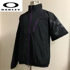 オークリー★スカル 2way ダブルジップ ジャケット 裏地蓄熱 ブラックL