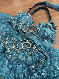 ⭐️青の煌めき✨高貴で高見え！ベリーダンスコスチューム