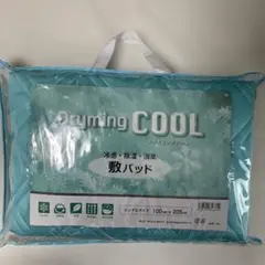 新品ドライミングクール　冷感・除湿・消臭　敷パッド100×205 シングルサイズ