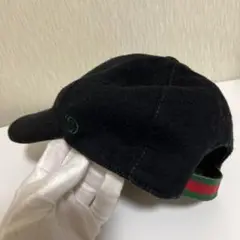 【美品】GUCCI グッチ キャップ 帽子 インターロッキング シェリーライン