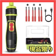 電動ドライバー 小型 LED ライト付き 充電式 DIY PSE認証 即日発送