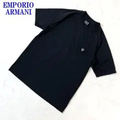 エンポリオアルマーニ 半袖Tシャツ 黒 ポリエステル ナイロン L C3813