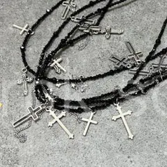 archive cross necklace gunda kmrii