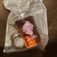 プラザ限定　午後の紅茶　アイスティーキーホルダー　ピンク