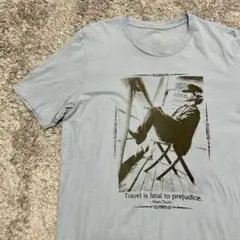 レア　偉人Tシャツ　Mark Twain マーク・トウェイン　両面プリント