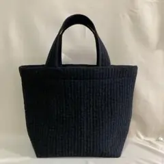 ヌビバッグ　トートバッグ(ブラック)手提げ用
