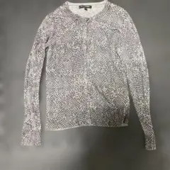 BANANA REPUBLIC スネークプリント カーディガン XS