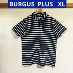 バーガスプラス BURGUS PLUS ショールカラー 半袖ポロ XL