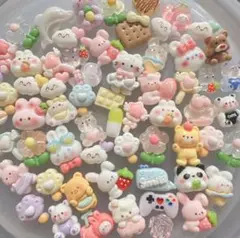 ミニデコパーツ　まとめ売り　50こ