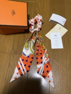 値下げ 未使用 エルメス シュシュ
