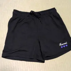 Kuromi ブラックショートパンツ　アベイル　クロミ　ルームウェア　パンツ　L