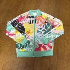 adidas originalsトロピカル柄　フローラルジャンパー　XL