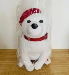 SoftBank 犬型ぬいぐるみ ホワイト ソフトバンク お父さん犬 SoftBank 喋る 白い犬ぬいぐるみ 新品