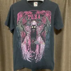 FRUIT OF THE LOOM グラフィックTシャツ 黒　パンク　グランジ
