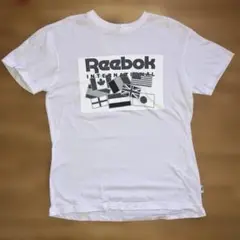 Reebok Classic リーボック　ホワイトTシャツ 国旗デザイン