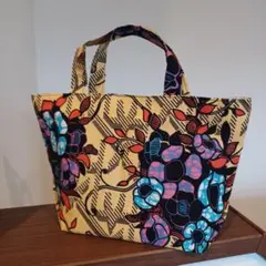 ハンドメイド/トートバック/ランチバック/アフリカ布/アフリカン④
