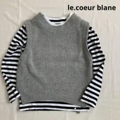 le.coeur blane ニットベスト