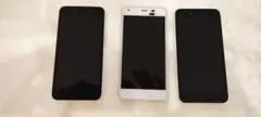 Android　one S4 /one S3/ SENSEbasic 3台セット