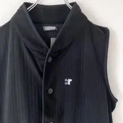 【新品タグ付】U.P renoma レノマ ベスト リブ ブラック 黒 M