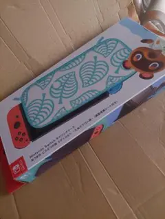 Nintendo Switch用　どうぶつの森 キャリングケース　たぬきアロハ柄