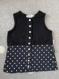 ★agnès b. ベビー ドット柄ノースリーブワンピース 1an★