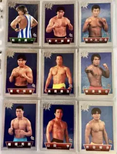 ９７年プロレスカード９枚セット　連番