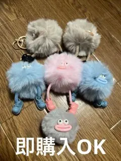 もじゃもじゃリップモンスターKH　キーホルダー　ソーセージリップモンスター　足
