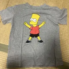 バート・シンプソン Tシャツ グレー