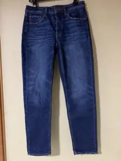 アメリカンイーグル スキニーデニム ダークブルー　S ストレッチ　美品