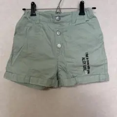 ALGY アルジー ボタン付きショートパンツ ミントグリーン 140cm