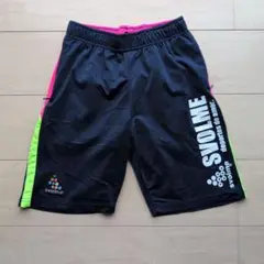 svoline ハーフパンツ 黒/ピンク/緑 140cm