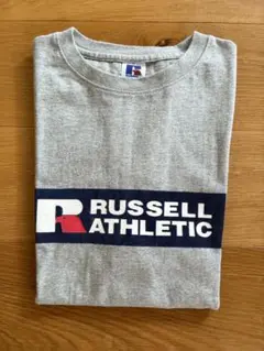ラッセル　グレー　Tシャツ ロゴ　Sサイズ