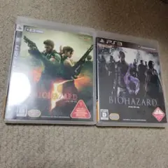 PS3ソフト　バイオハザード 5 ＆ 6　2本セット