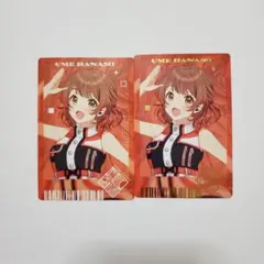 花海佑芽 箔押し カード