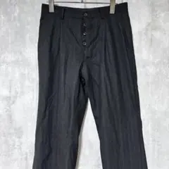 MARGARETHOWELL 黒 パンツ ボタンフライ　サイズ36