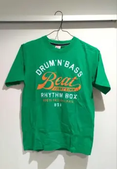 DRUM'N'BASS Tシャツ Mサイズ ピタT 平成 ギャル 古着