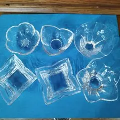 クリスタル　小さい器 6個セット