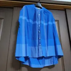 新品　リラシク　シャツ　ブラウス　大胆チェック