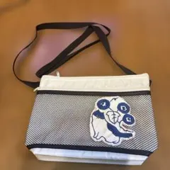 朝顔とは猫の刺繍サコッシュバッグ