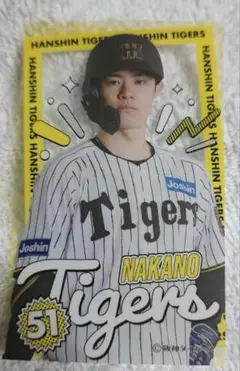 中野拓夢　RAFFLE ラッフル　阪神タイガース　クリアカード