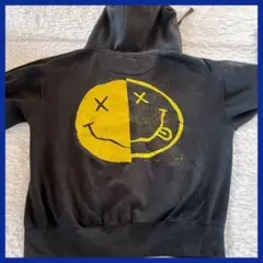 古着】NIRVANA ニルバーナ パーカー フーディ バンド ブラック M